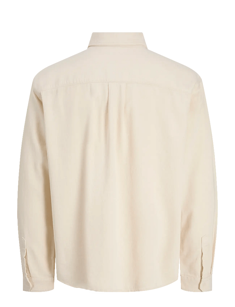 Jack & Jones - JORNORREBRO DENIM SHIRT LS JNR - långärmade skjortor - ecru - 1