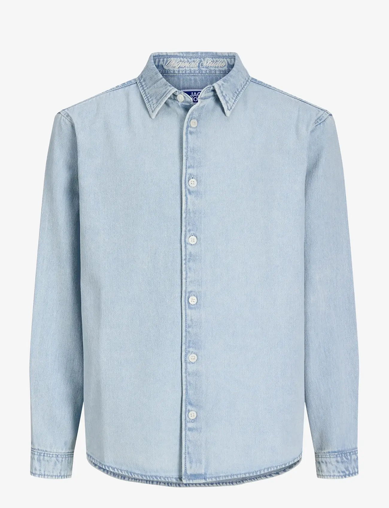 Jack & Jones - JORNORREBRO DENIM SHIRT LS JNR - langærmede skjorter - light blue denim - 1