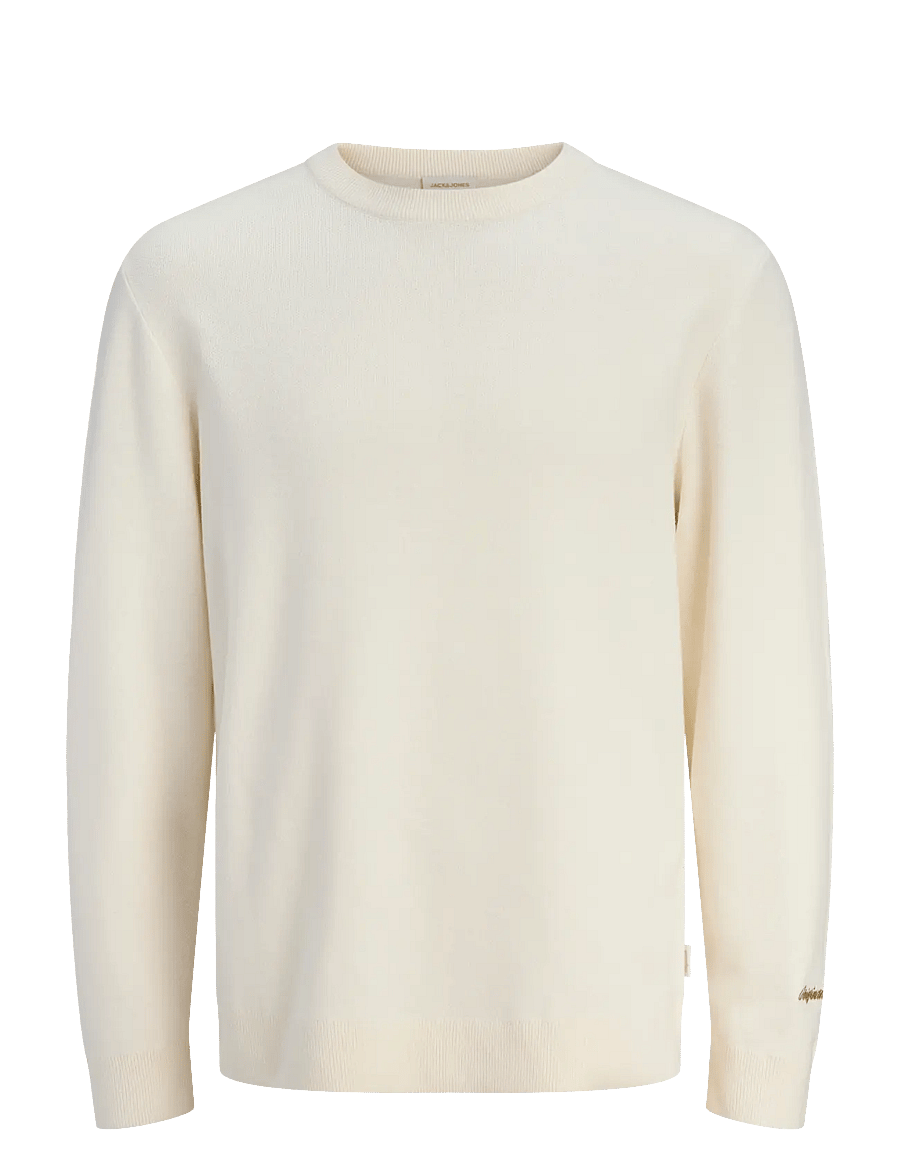 Jack & Jones - JORNORREBRO LIGHT KNIT CREW NECK JNR - trøjer - sea salt - 1