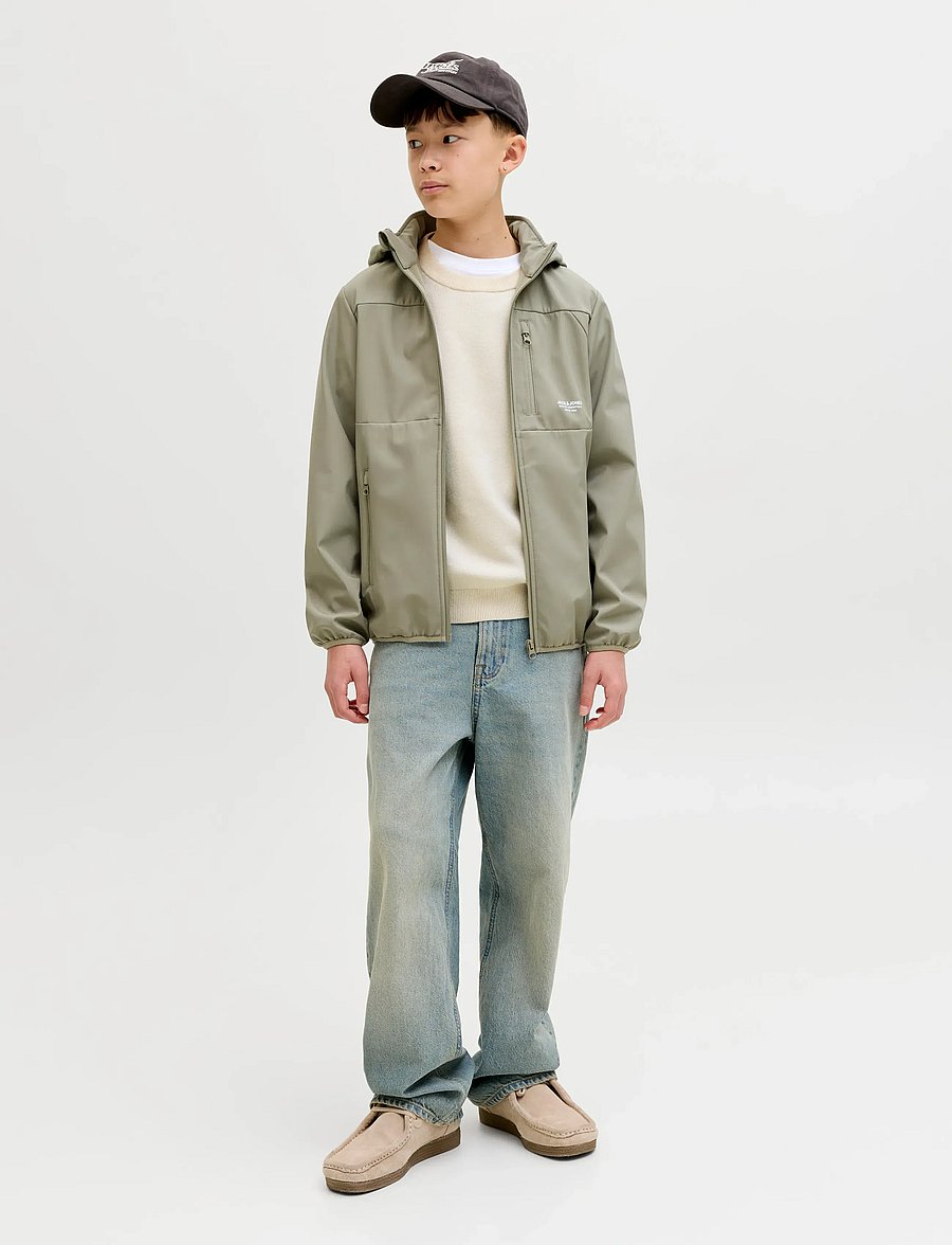 Jack & Jones - JORNORREBRO LIGHT KNIT CREW NECK JNR - trøjer - sea salt - 3