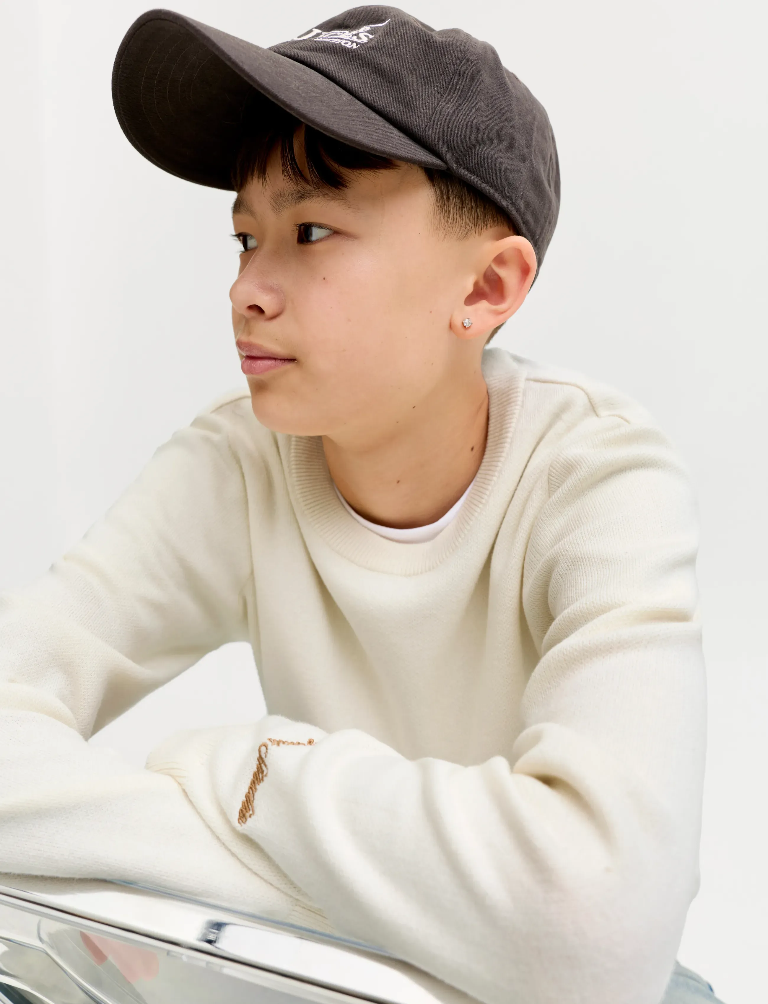 Jack & Jones - JORNORREBRO LIGHT KNIT CREW NECK JNR - trøjer - sea salt - 5