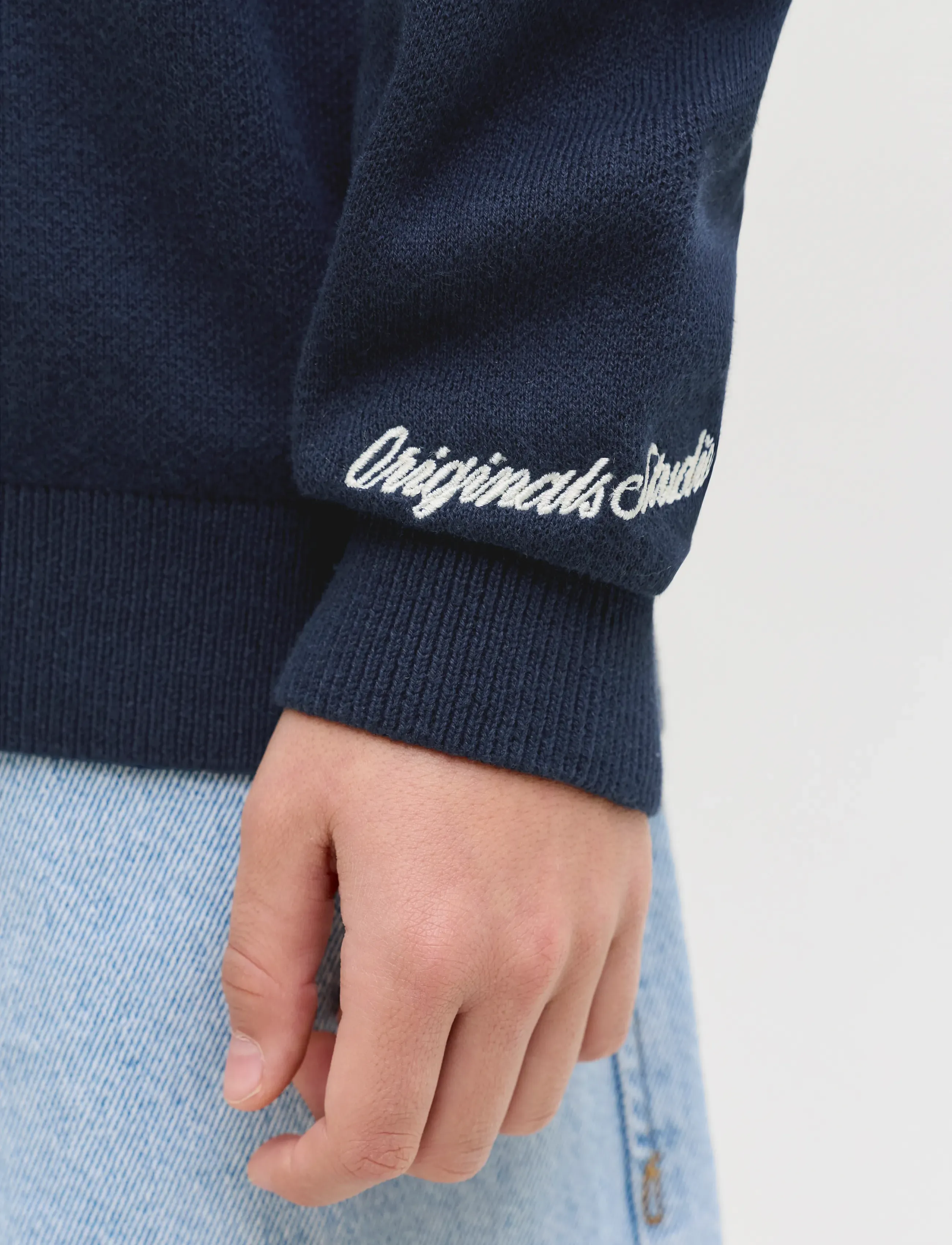 Jack & Jones - JORNORREBRO LIGHT KNIT CREW NECK JNR - džemprid - sky captain - 5