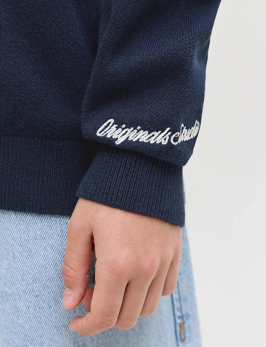 Jack & Jones - JORNORREBRO LIGHT KNIT CREW NECK JNR - trøjer - sky captain - 5