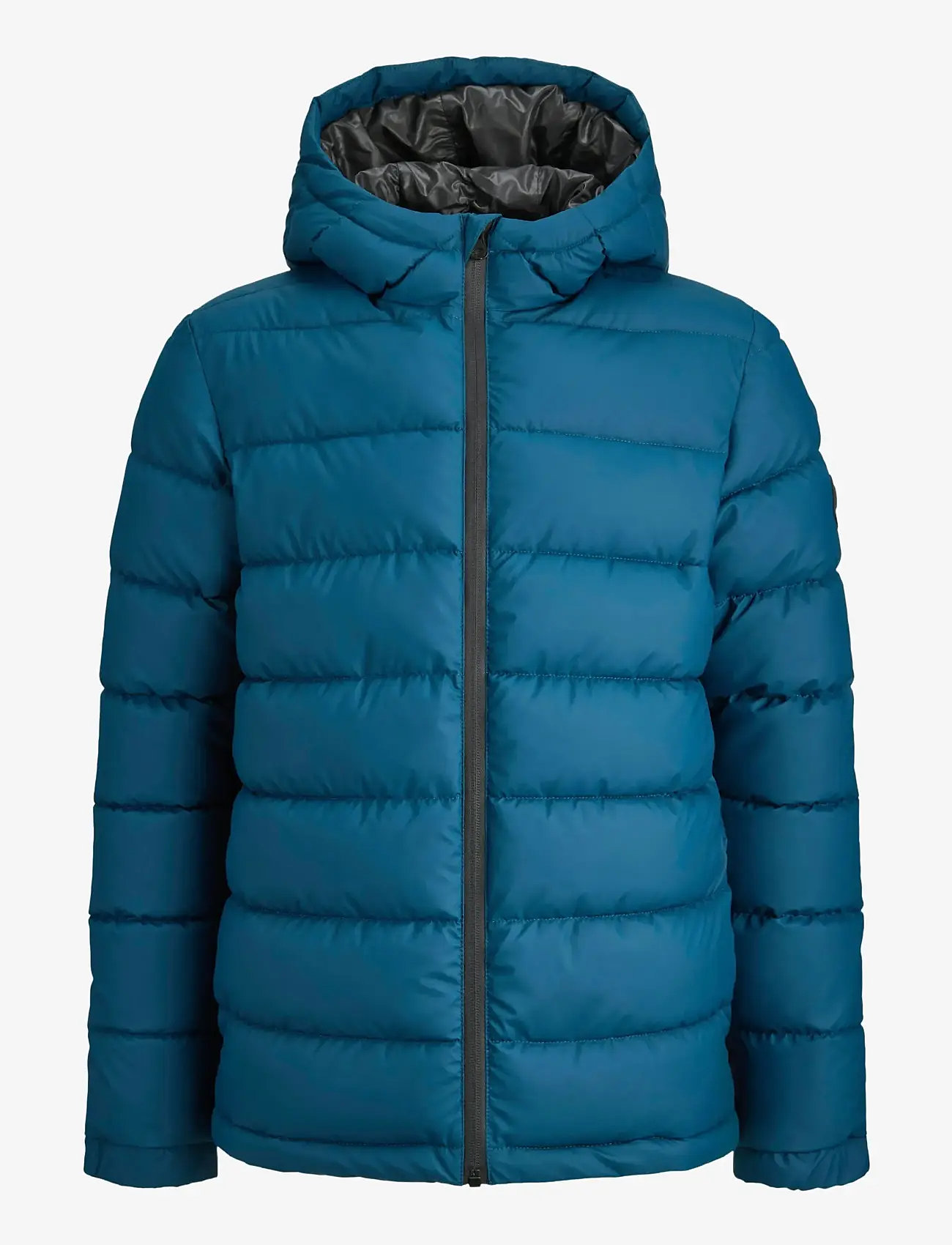 Jack & Jones - JCOPOINT PU PUFFER JACKET BF JNR - winter jackets - titan - 1