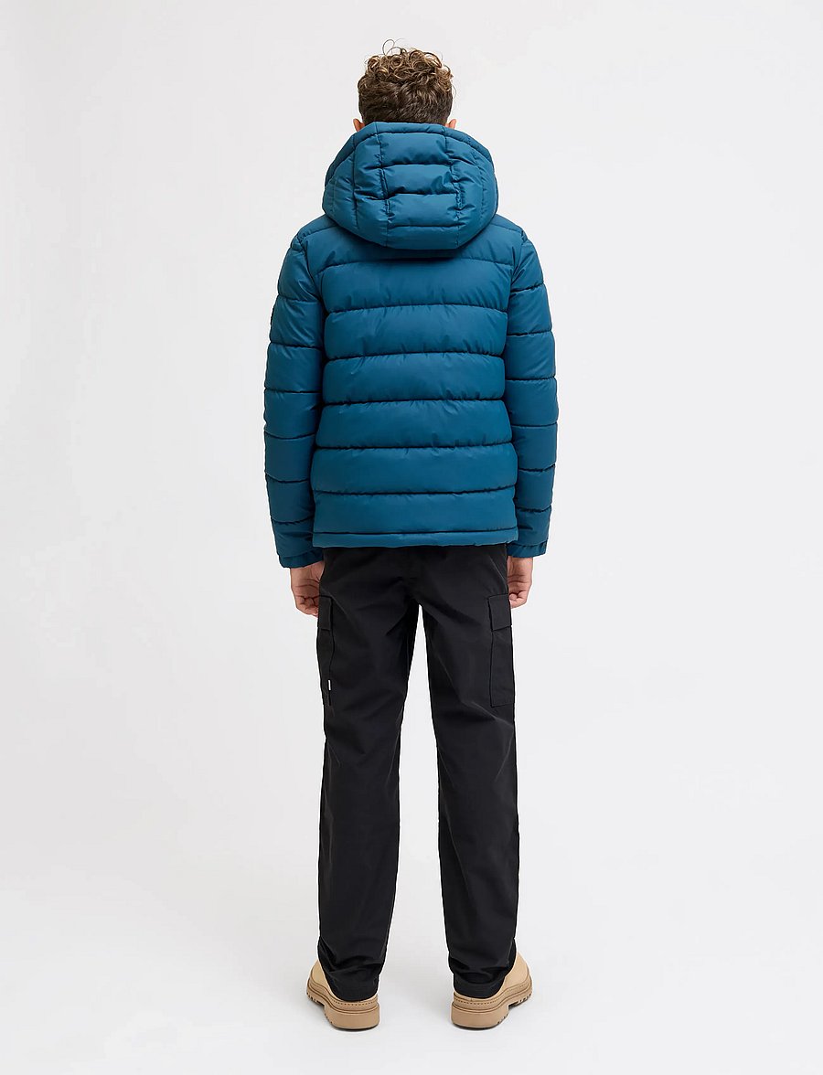 Jack & Jones - JCOPOINT PU PUFFER JACKET BF JNR - talvejope - titan - 2