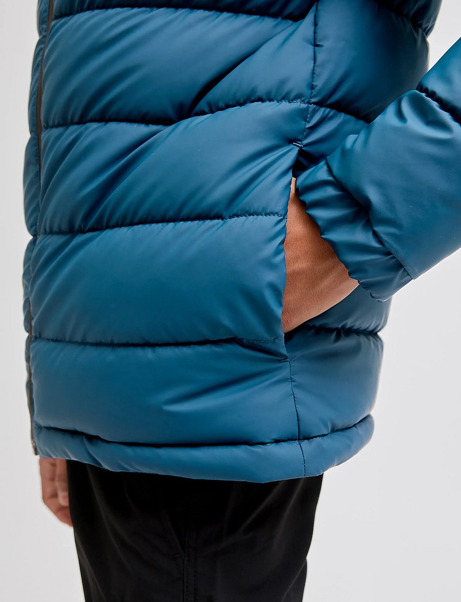 Jack & Jones - JCOPOINT PU PUFFER JACKET BF JNR - talvejope - titan - 3
