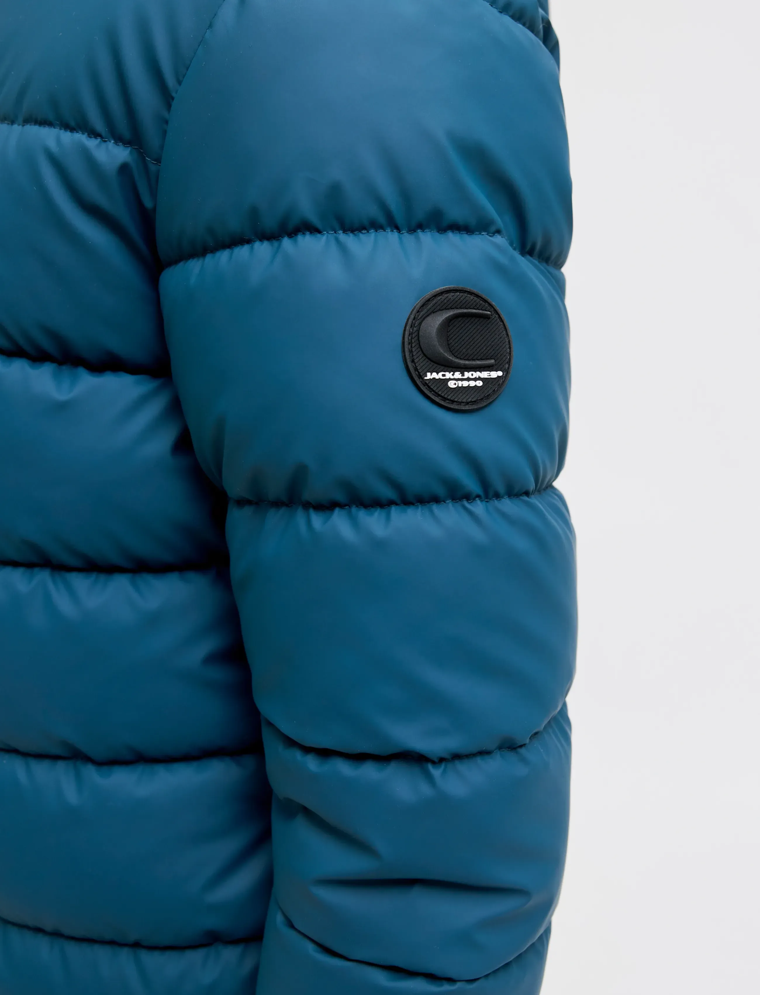 Jack & Jones - JCOPOINT PU PUFFER JACKET BF JNR - polsterēts un stepēts - titan - 5