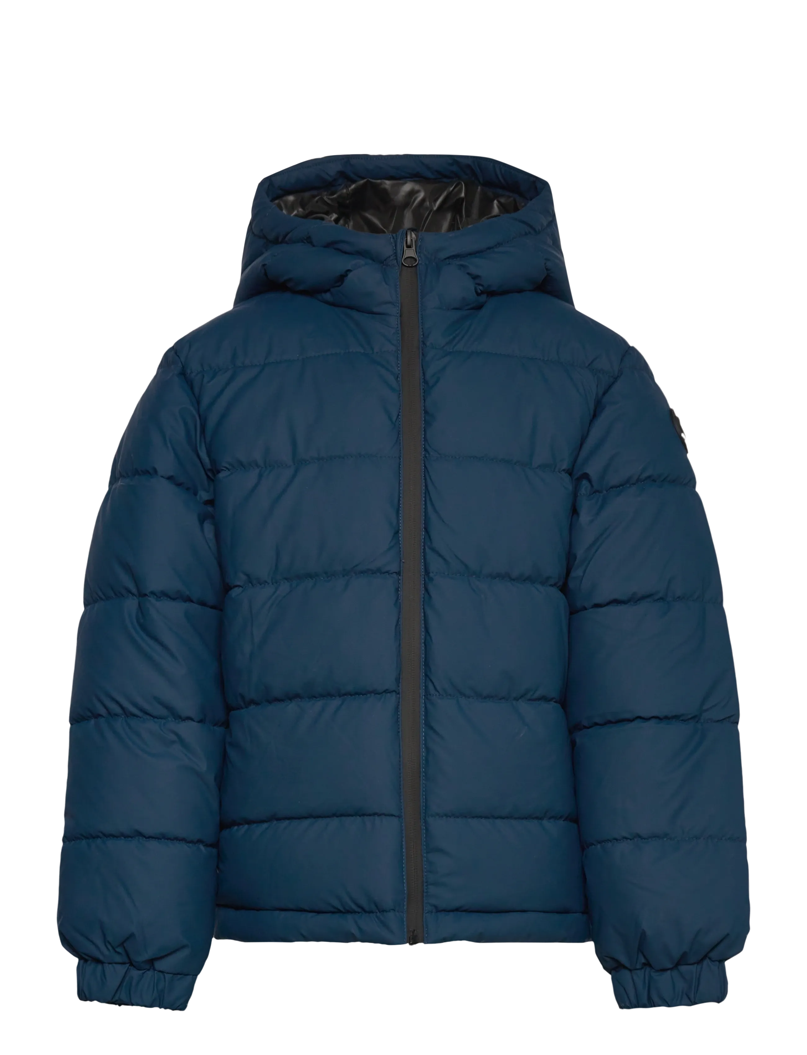 Jack & Jones JCOPOINT PU PUFFER JACKET BF MNI - Oberbekleidung - TITAN / navy