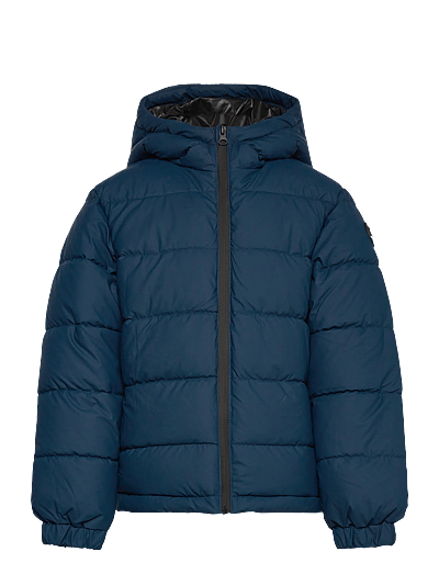 Jack & Jones JCOPOINT PU PUFFER JACKET BF MNI - Jackets - TITAN / navy