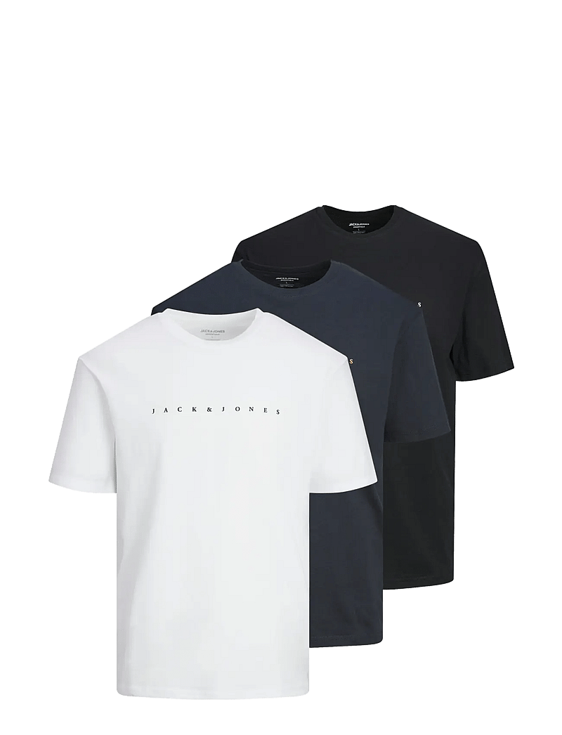 Jack & Jones - JJESTAR JJ TEE SS NOOS 3PK MP JNR - dark navy - 1