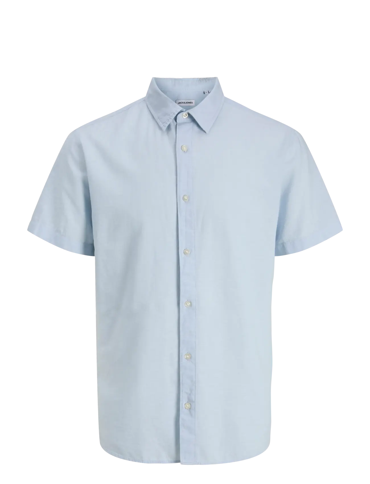 Jack & Jones JJEBREEZE LINEN BLEND SHIRT S/S SN JNR - Basics - CELESTIAL BLUE / blue