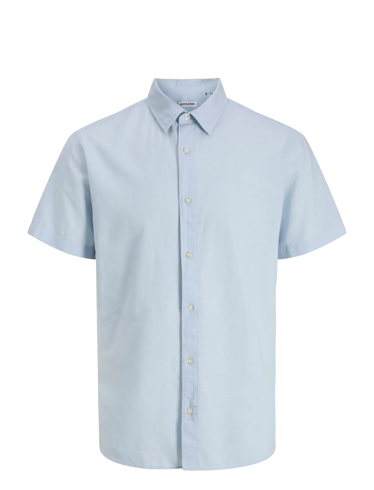 Jack & Jones JJEBREEZE LINEN BLEND SHIRT S/S SN MNI - Kleidung - CELESTIAL BLUE / blue