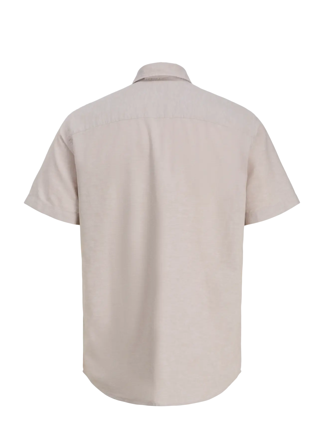 Jack & Jones - JJEBREEZE LINEN BLEND SHIRT S/S SN MNI - kortærmede skjorter - string - 1