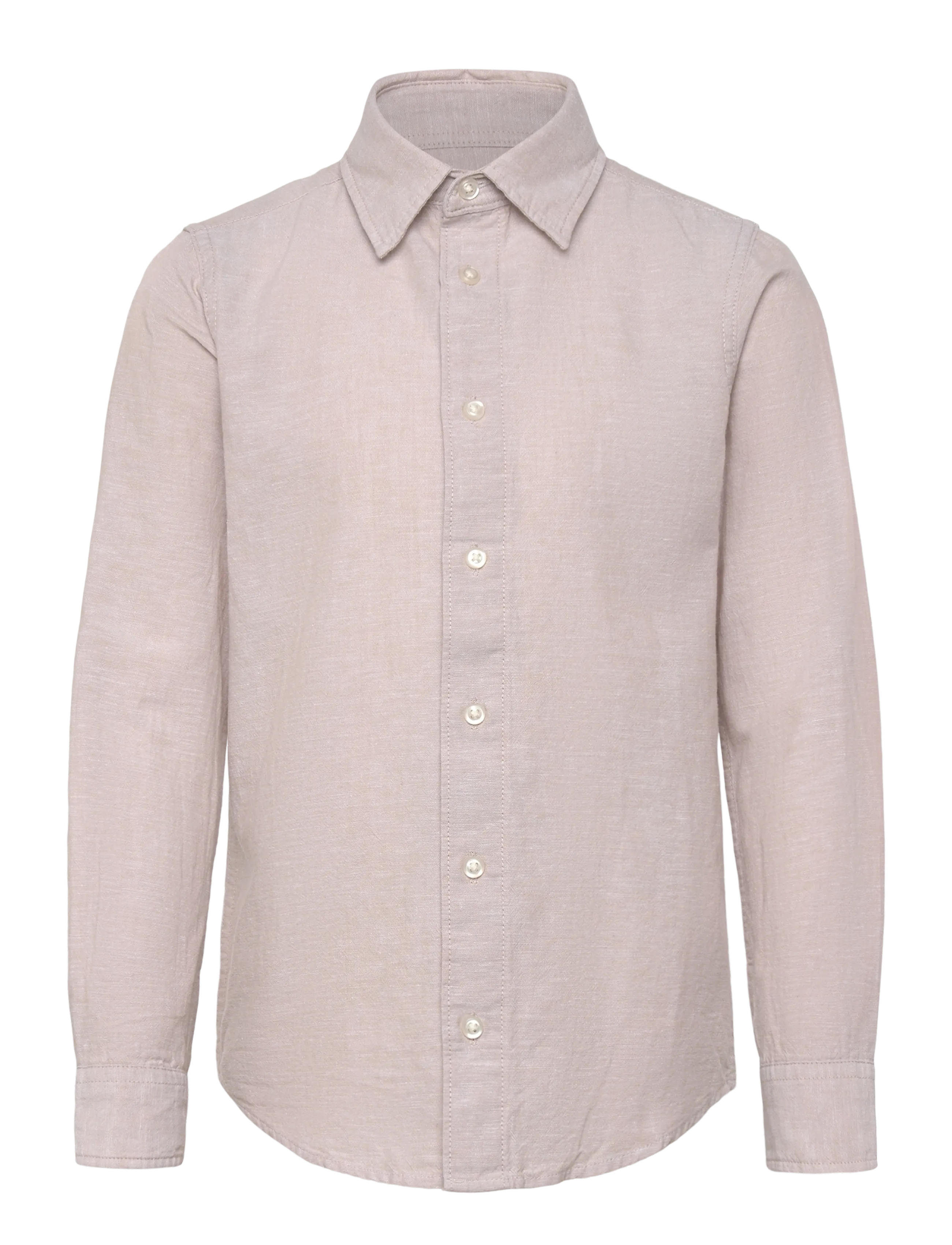 Jack & Jones JJEBREEZE LINEN BLEND SHIRT L/S SN JNR - Hemden - STRING / beige