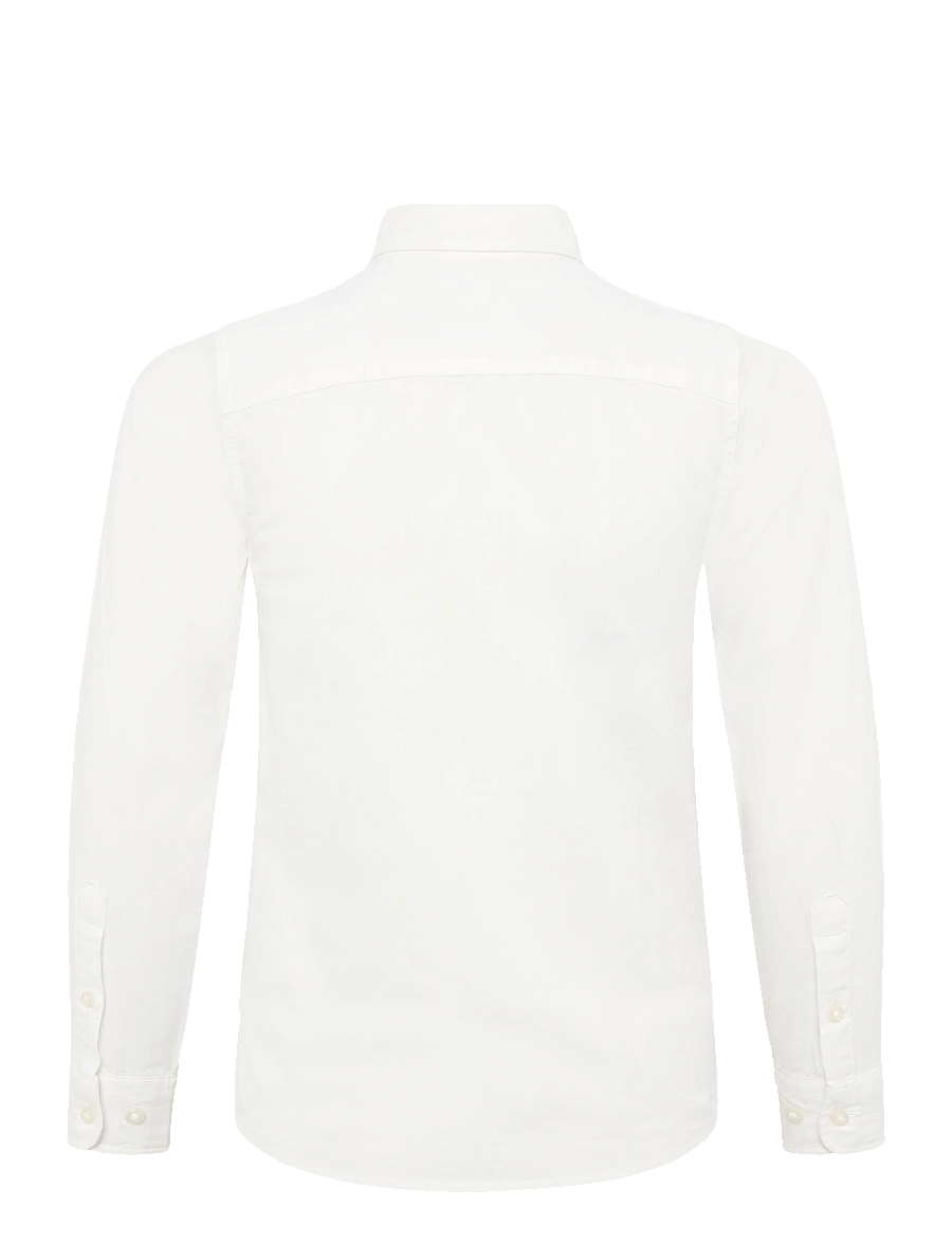 Jack & Jones - JJEBREEZE LINEN BLEND SHIRT L/S SN JNR - skjorter - white - 2