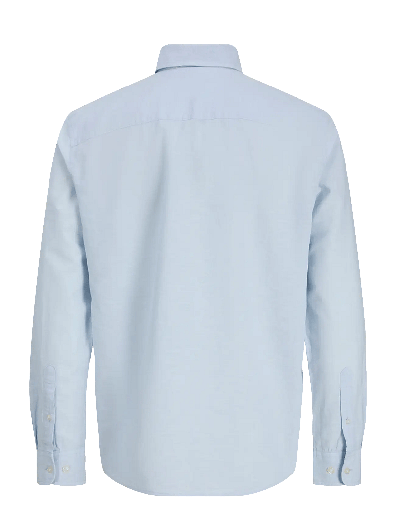 Jack & Jones - JJEBREEZE LINEN BLEND SHIRT L/S SN MNI - langärmlige hemden - celestial blue - 1