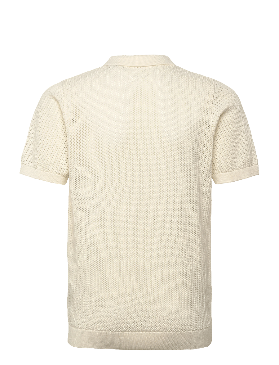 Jack & Jones - JJJESS KNIT POLO SS JNR - kurzärmelig - sea salt - 1