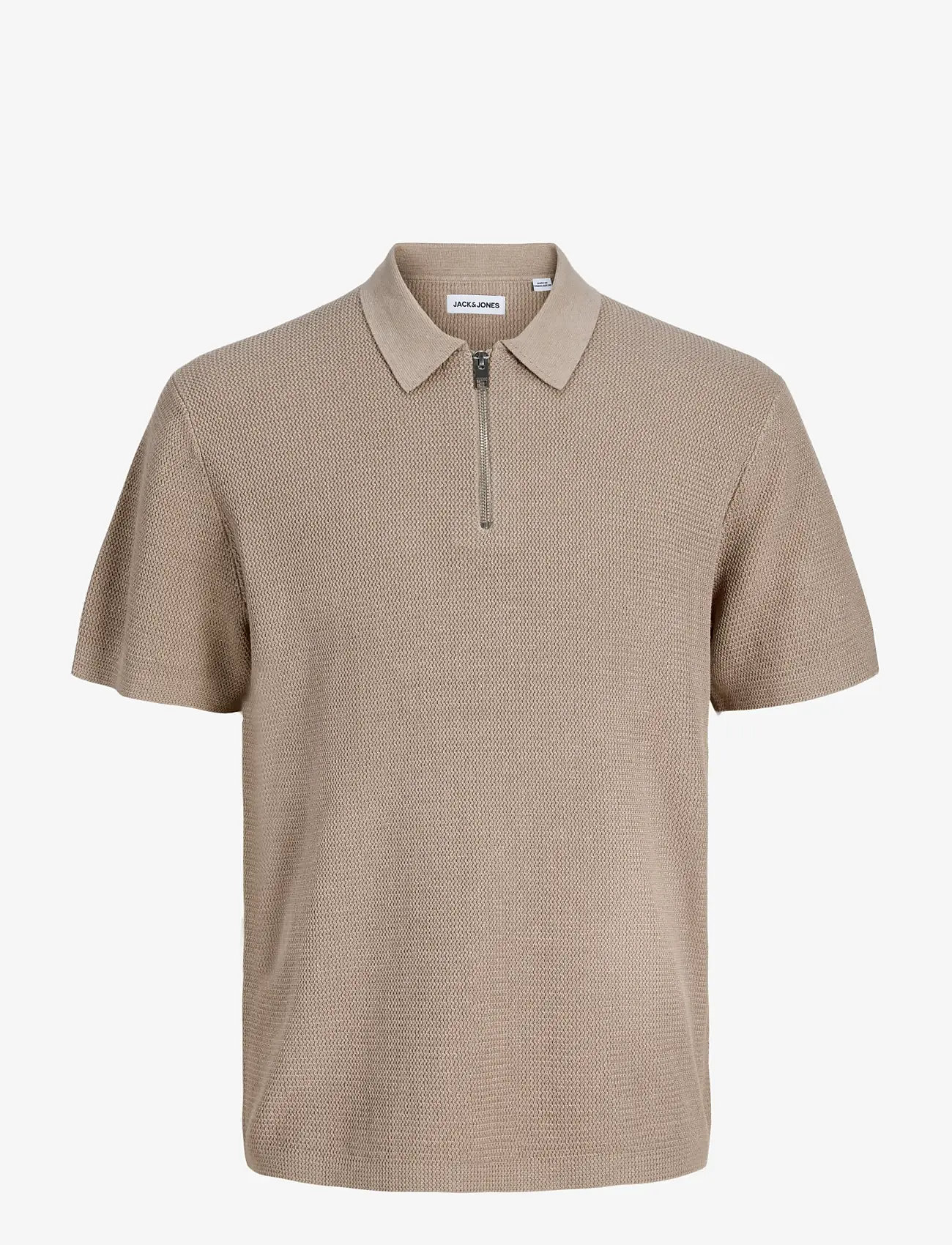 Jack & Jones - JJMAX KNIT ZIP POLO SS JNR - polostrik - string - 1