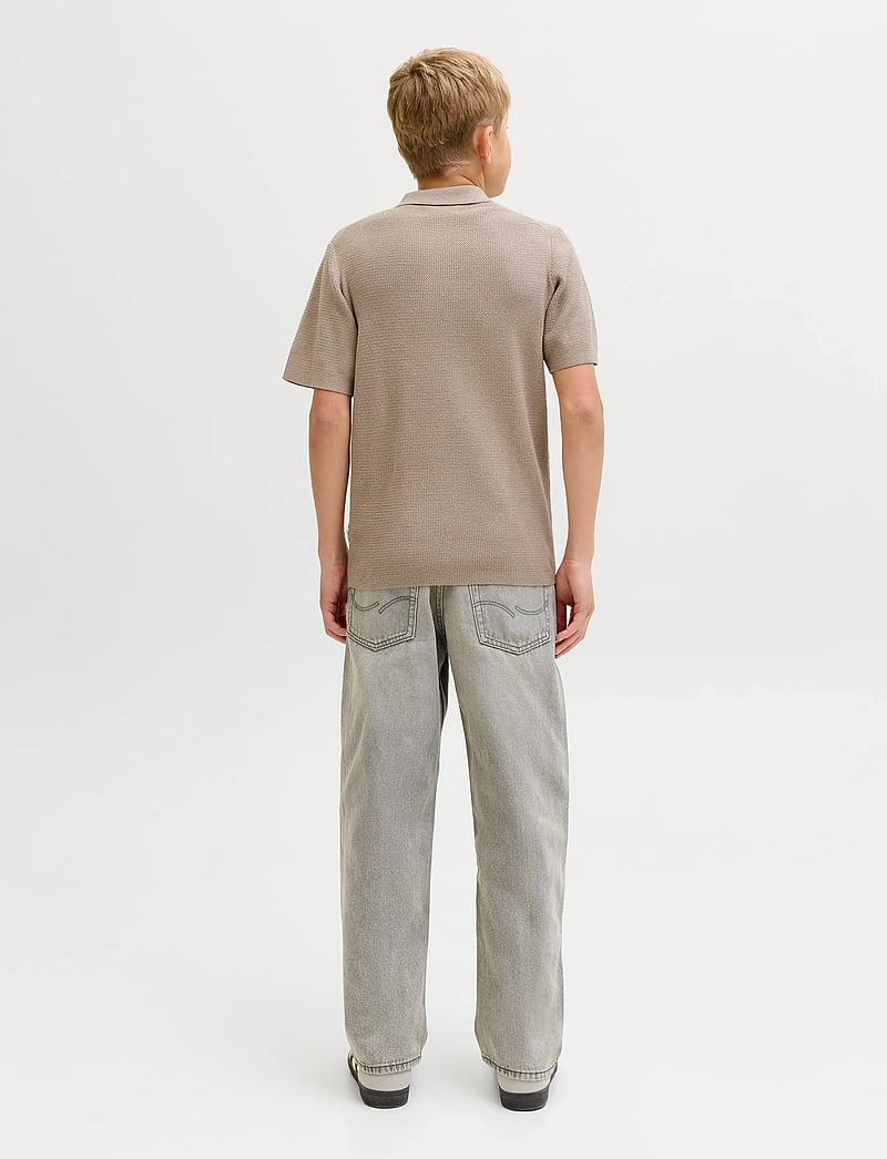 Jack & Jones - JJMAX KNIT ZIP POLO SS JNR - polostrik - string - 3