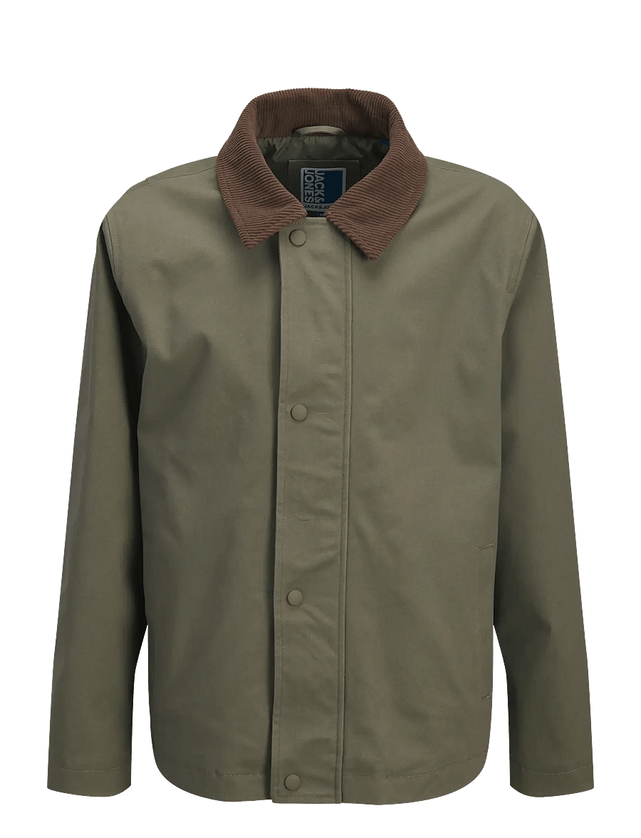 Jack & Jones - JJEGRAHAM WORKER JACKET LN JNR - leichte jacken - dusty olive - 1