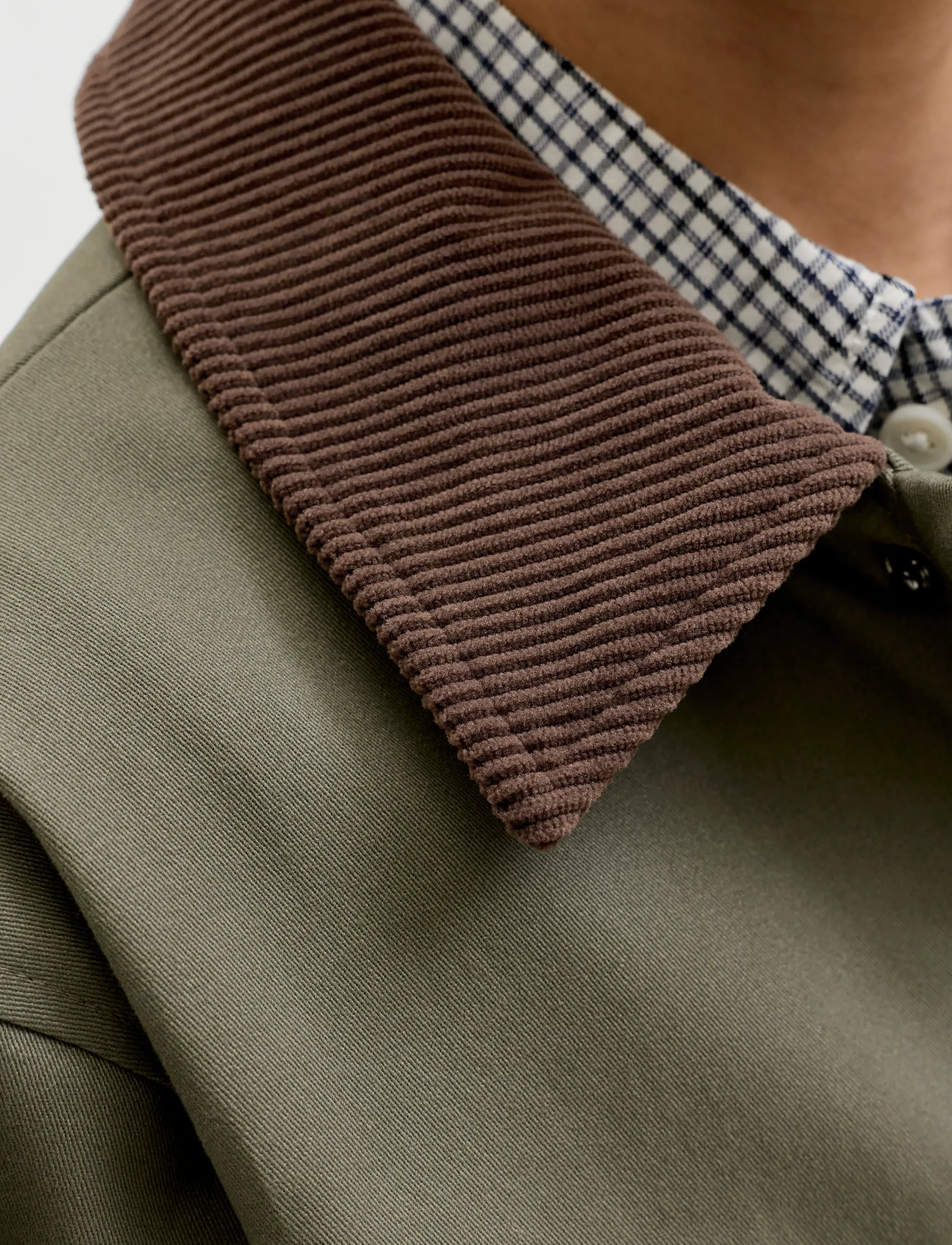 Jack & Jones - JJEGRAHAM WORKER JACKET LN JNR - laveste priser - dusty olive - 4