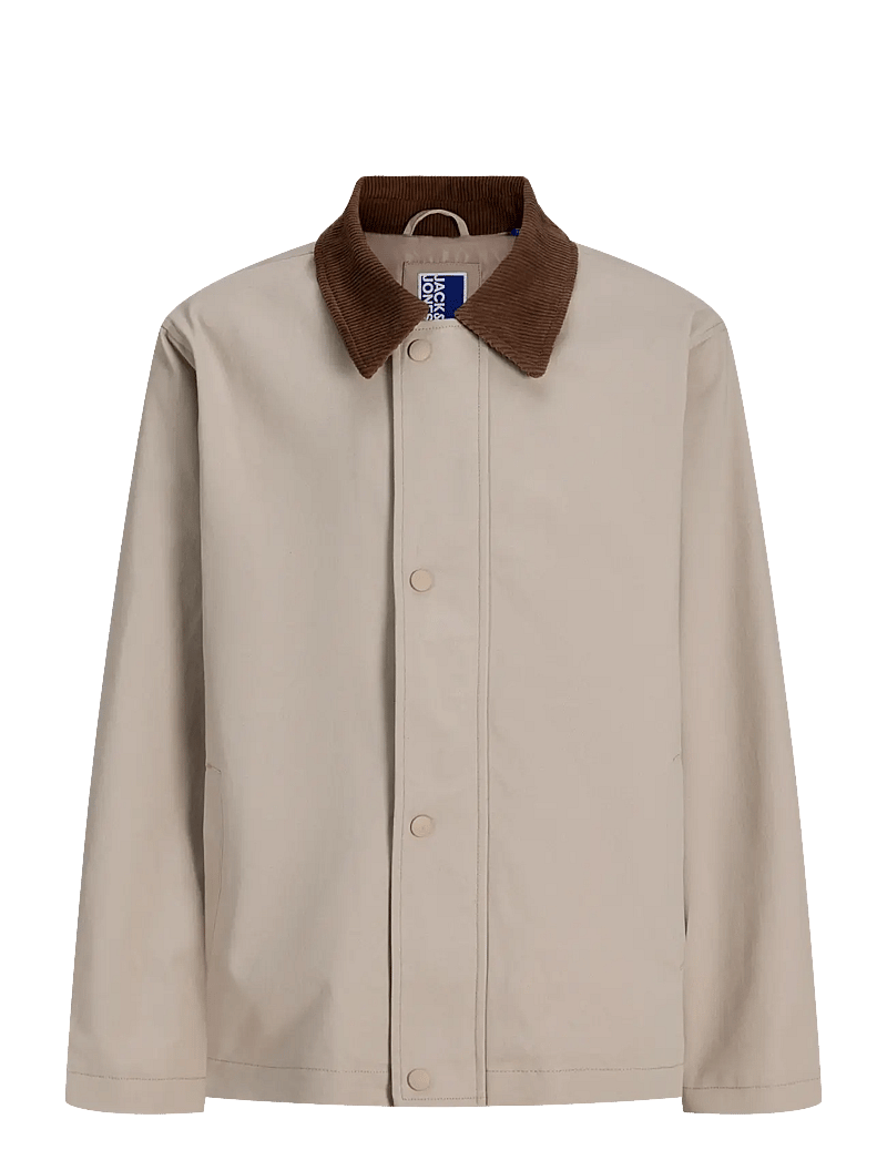 Jack & Jones - JJEGRAHAM WORKER JACKET LN JNR - leichte jacken - string - 1