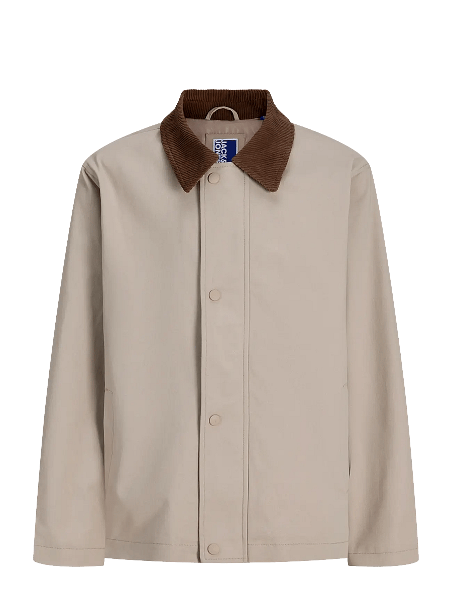 Jack & Jones - JJEGRAHAM WORKER JACKET LN JNR - leichte jacken - string - 1