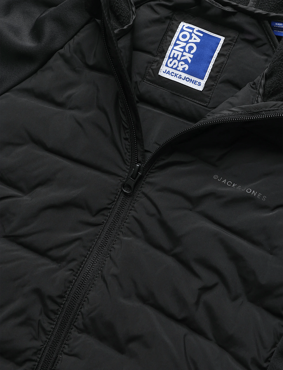 Jack & Jones - JJEPERFECT HYBRID JACKET NOOS JNR - tepitud joped - black - 2