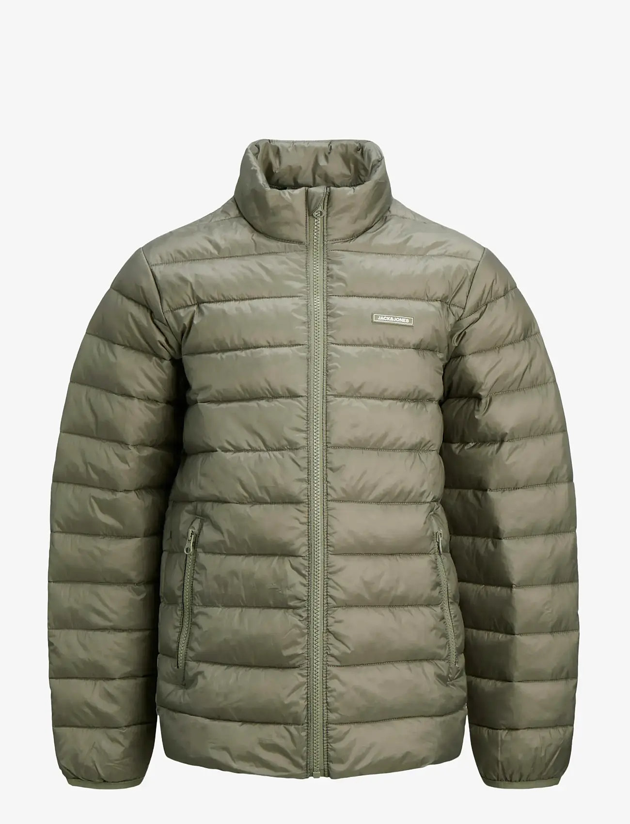 Jack & Jones - JJLOUIS LIGHT PUFFER COLLAR JNR - vinterjakker - vetiver - 0