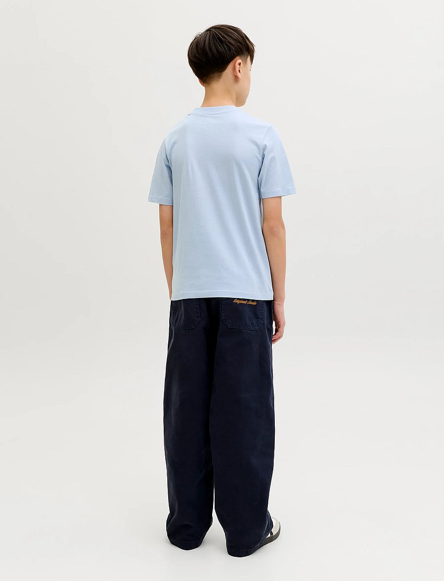 Jack & Jones - JJBRANDON TEE SS CREW NECK JNR - celestial blue - 3