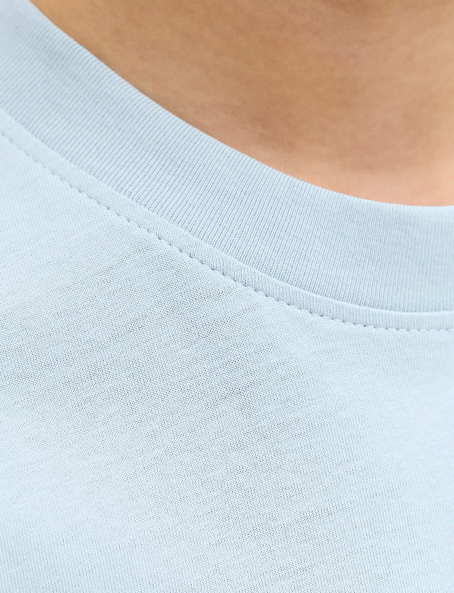 Jack & Jones - JJBRANDON TEE SS CREW NECK JNR - celestial blue - 5
