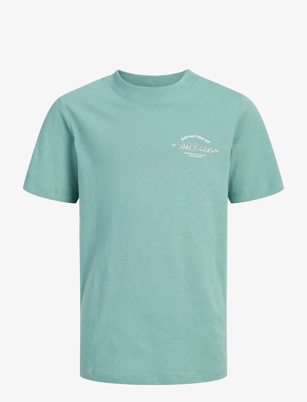 Jack & Jones - JJBRANDON TEE SS CREW NECK JNR - short-sleeved t-shirts - mineral blue - 1