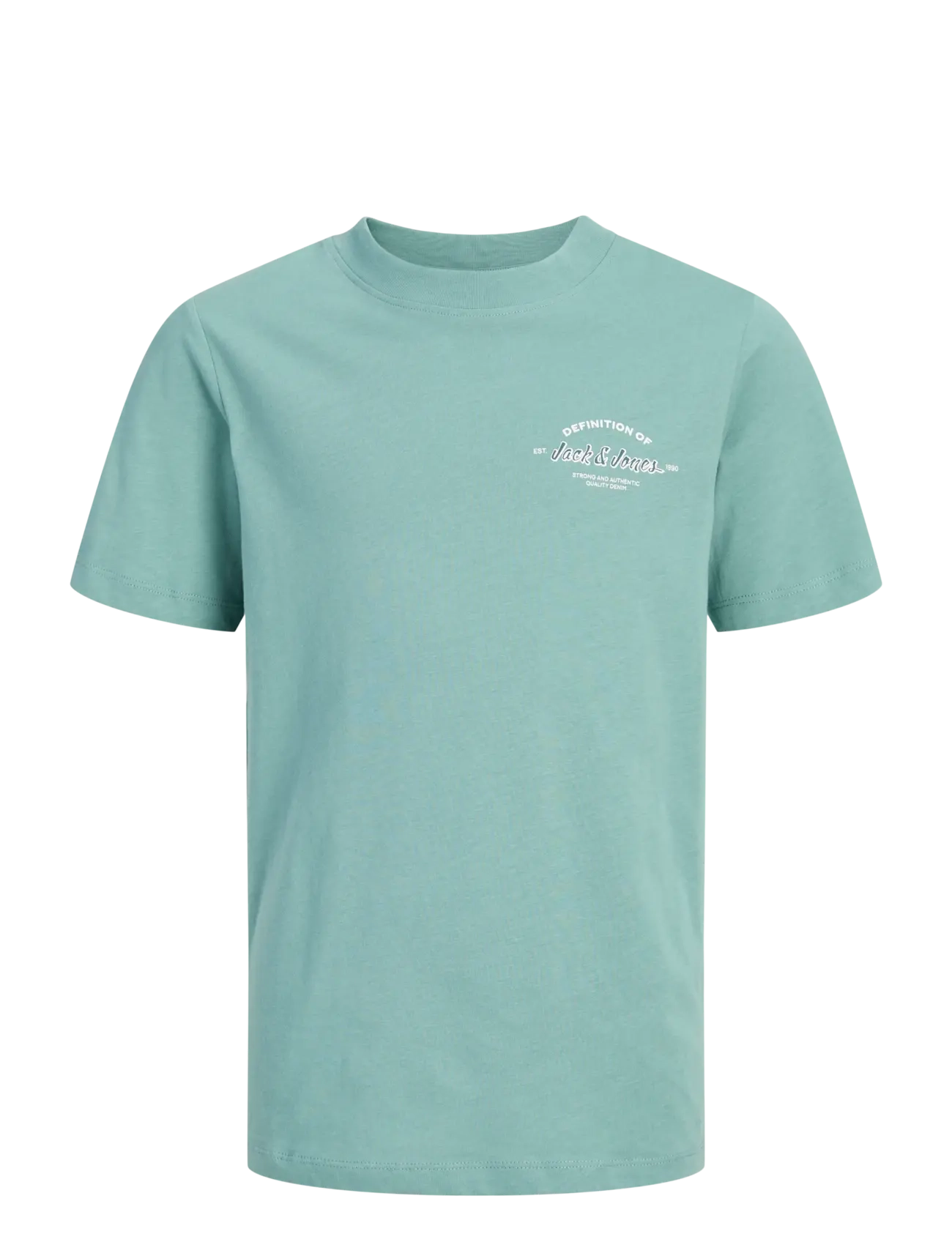Jack & Jones - JJBRANDON TEE SS CREW NECK JNR - kortärmade t-shirts - mineral blue - 1