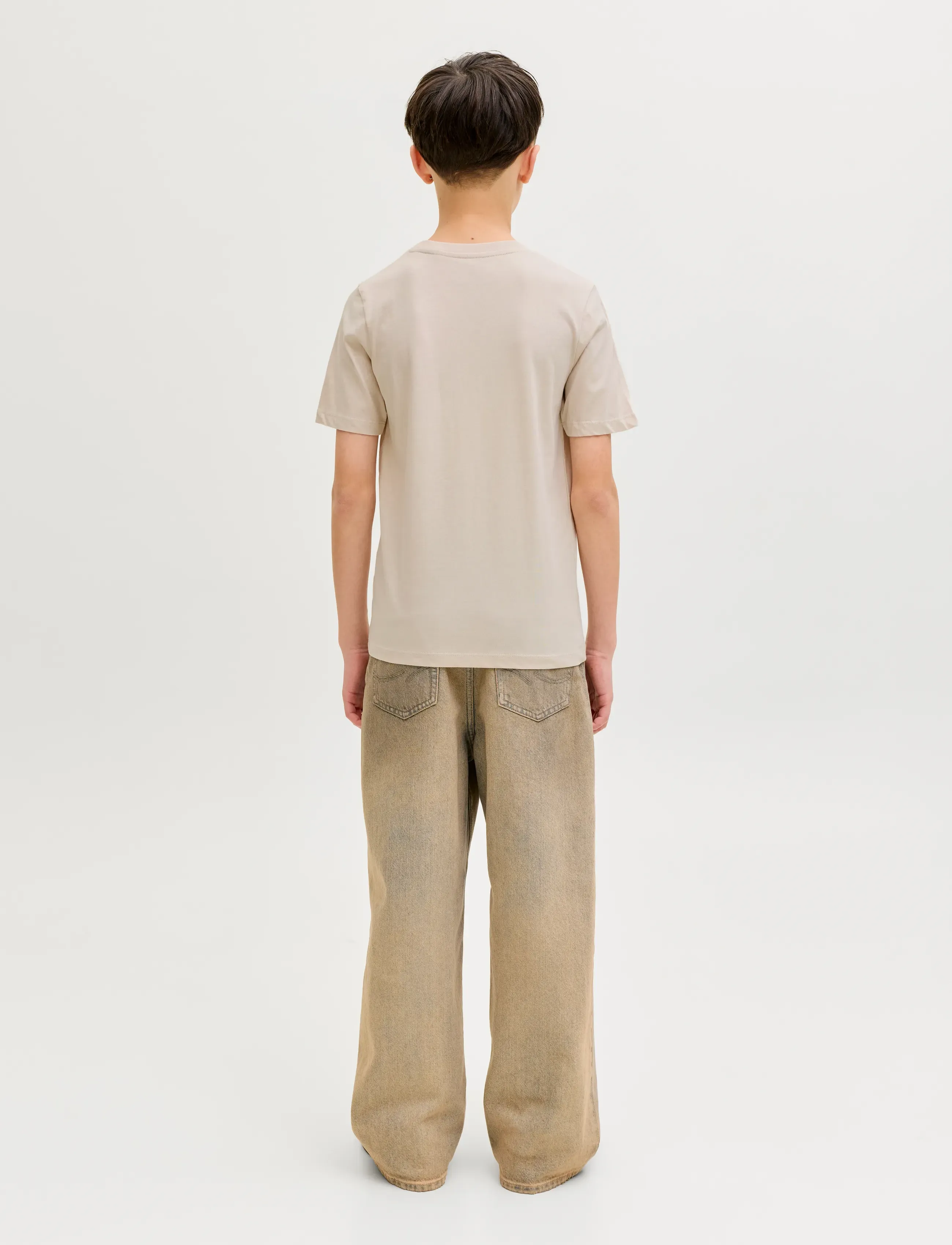 Jack & Jones - JJGRAYSON TEE SS CREW NECK JNR - moonbeam - 2