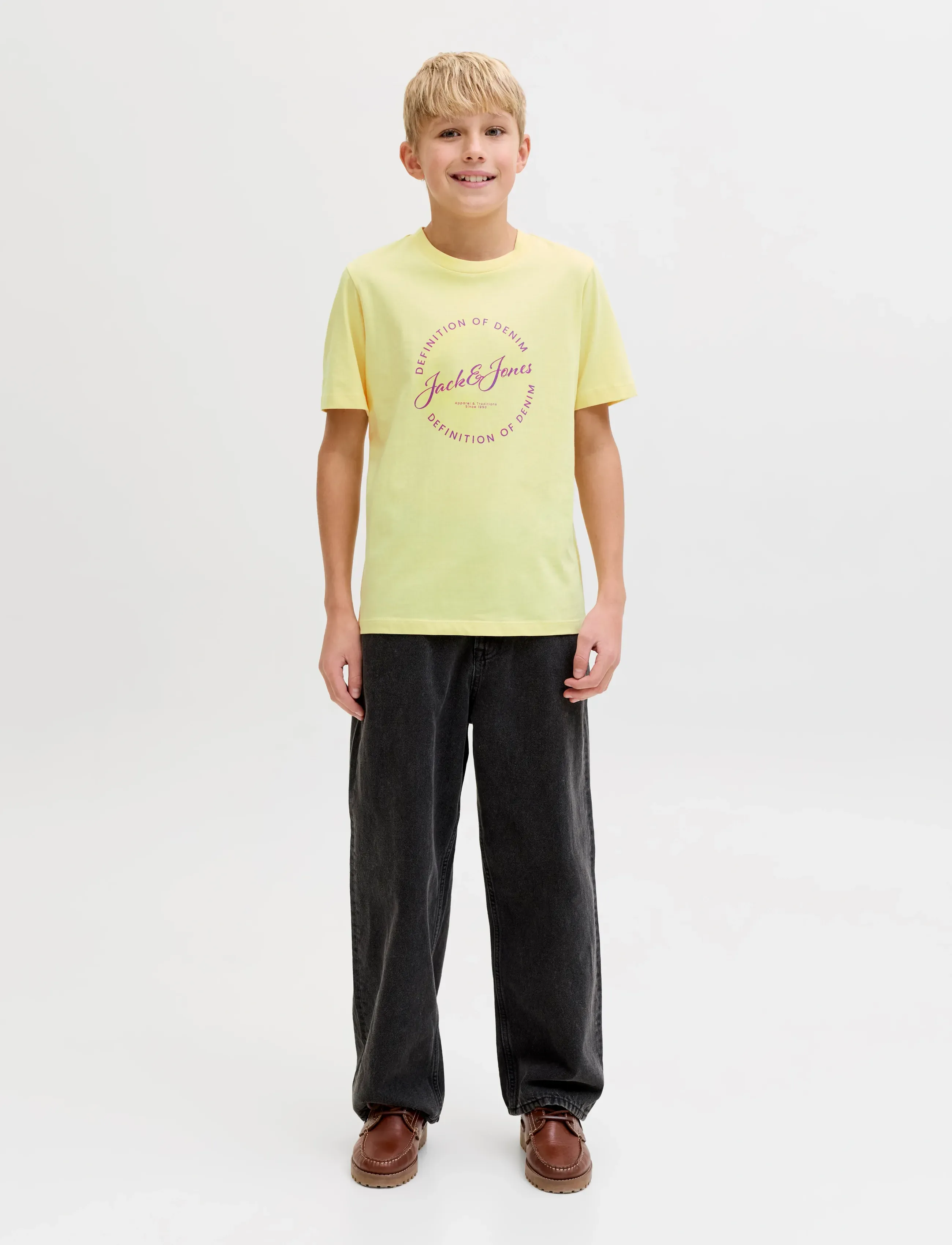 Jack & Jones - JJGRAYSON TEE SS CREW NECK JNR - sunlight - 3