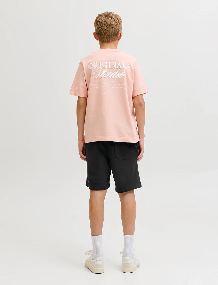 Jack & Jones - JPSTKANE SOHO SWEAT SHORTS MID JNR - lühikesed dressipüksid - black - 3
