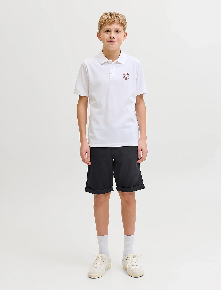 Jack & Jones - JPSTRICK DYLAN ORIGINAL SHORTS JNR - lühikesed chino-püksid - black - 4
