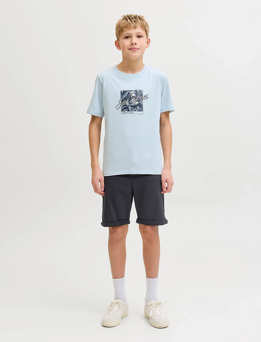 Jack & Jones - JPSTRICK DYLAN ORIGINAL SHORTS JNR - lühikesed chino-püksid - dark navy - 4