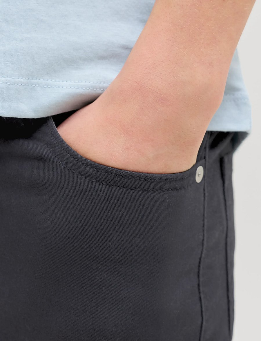 Jack & Jones - JPSTRICK DYLAN ORIGINAL SHORTS JNR - lühikesed chino-püksid - dark navy - 5
