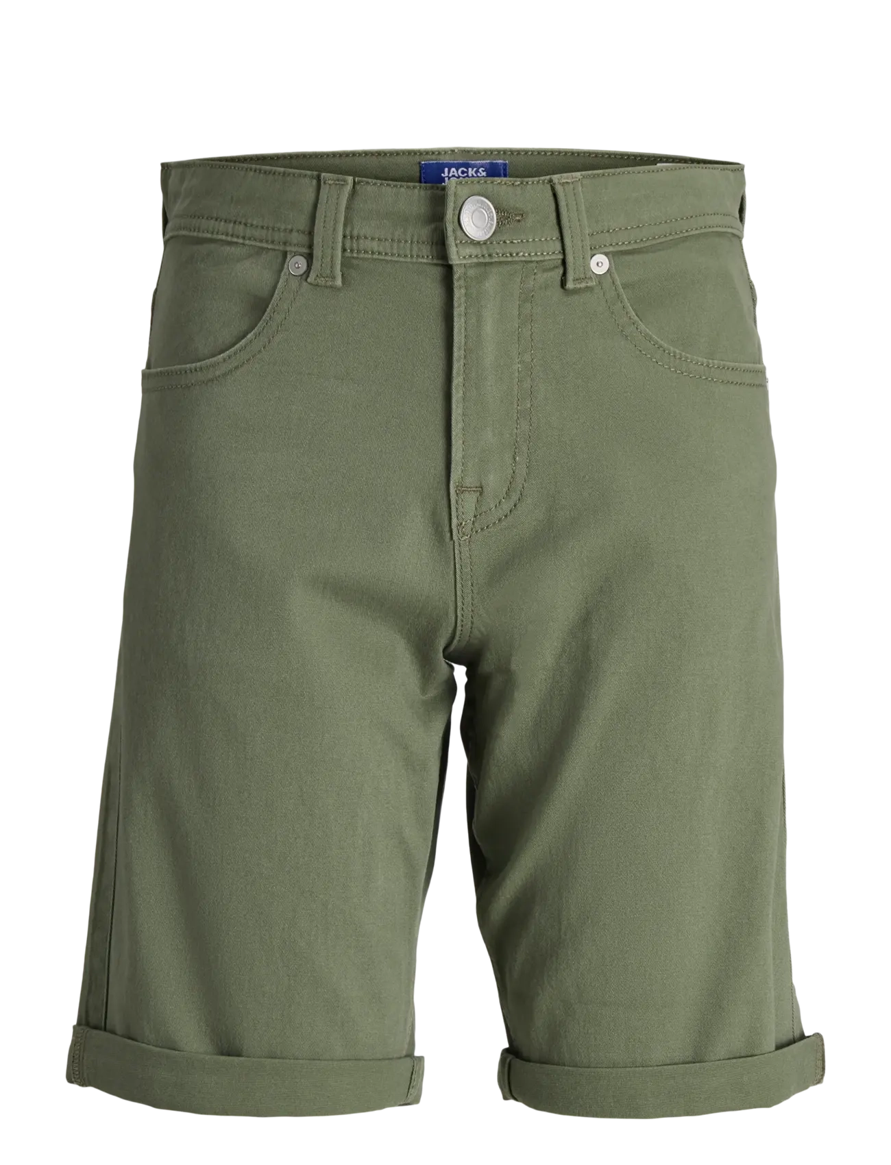 Jack & Jones JPSTRICK DYLAN ORIGINAL SHORTS JNR - Tøj - DEEP LICHEN GREEN / khaki/green