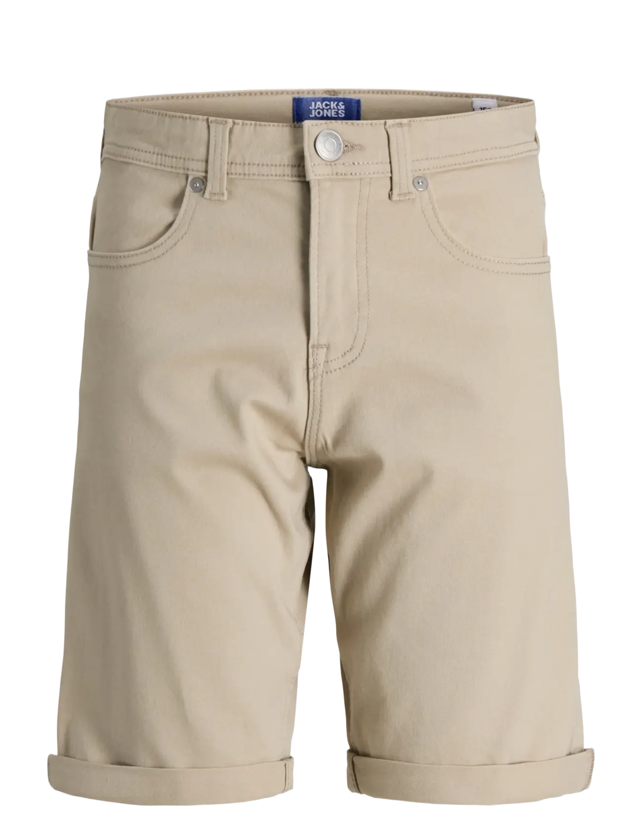 Jack & Jones JPSTRICK DYLAN ORIGINAL SHORTS JNR - Jack & Jones - STRING / beige