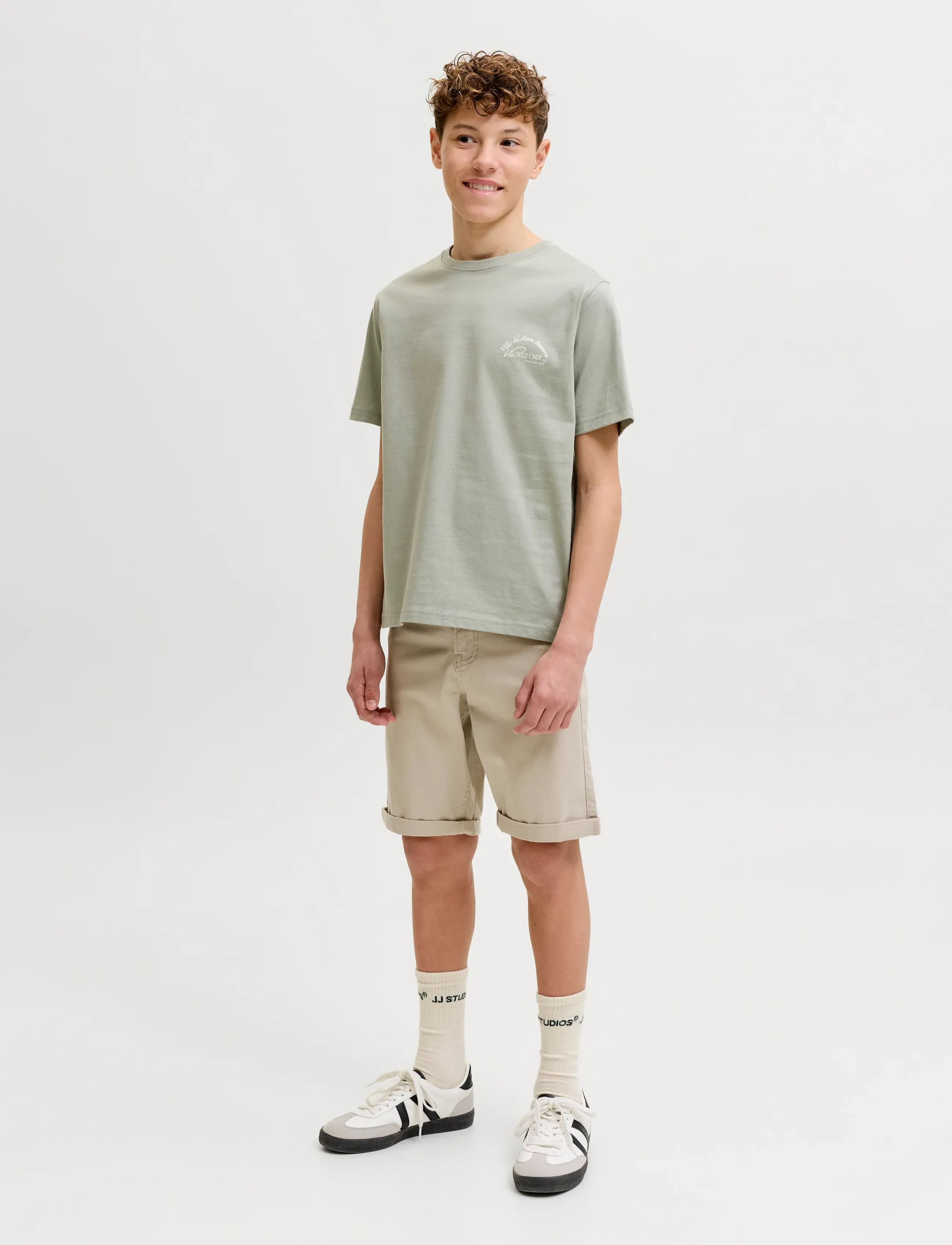 Jack & Jones - JPSTRICK DYLAN ORIGINAL SHORTS JNR - short chino - string - 4