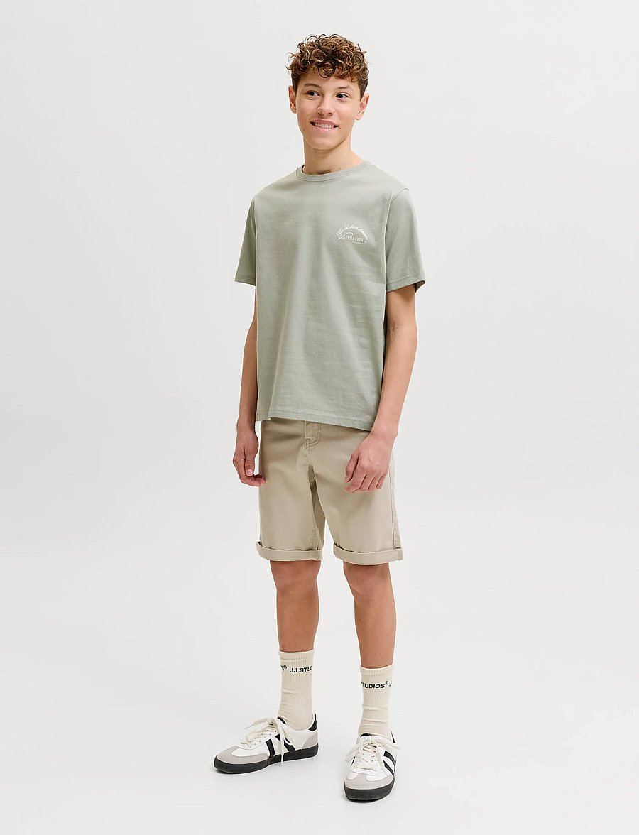 Jack & Jones - JPSTRICK DYLAN ORIGINAL SHORTS JNR - chino-shorts - string - 4