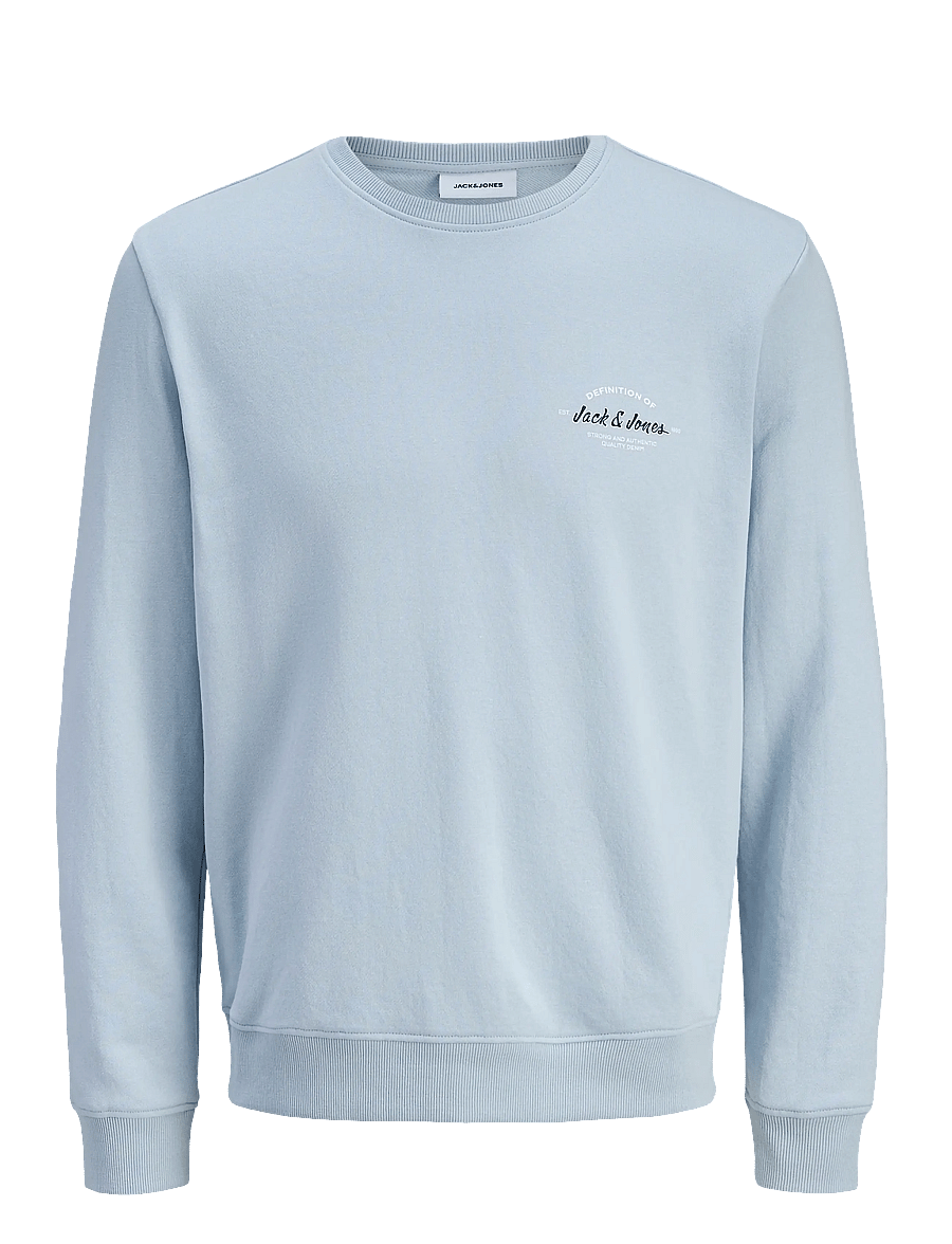 Jack & Jones - JJBRANDON SWEAT CREW NECK JNR - sweatshirts - celestial blue - 0