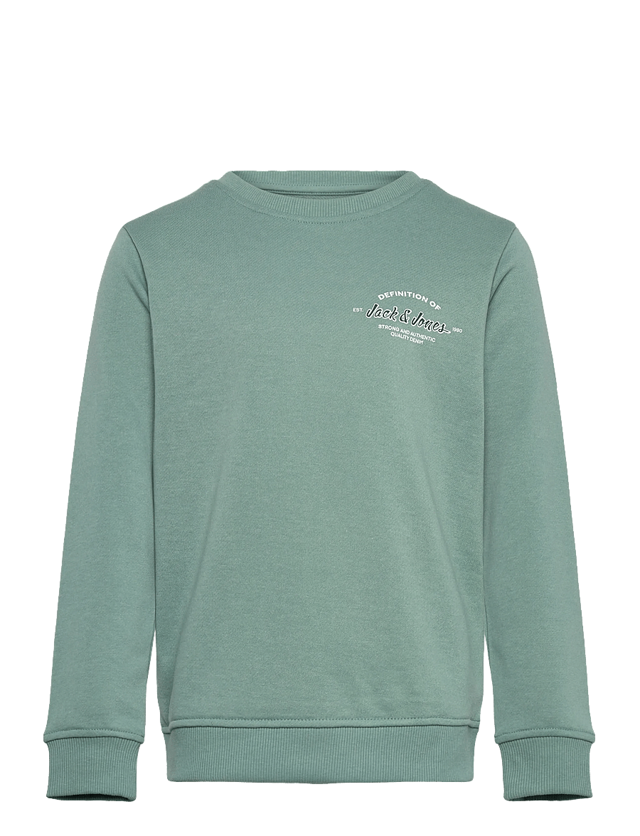 Jack & Jones - JJBRANDON SWEAT CREW NECK JNR - sweatshirts - mineral blue - 0