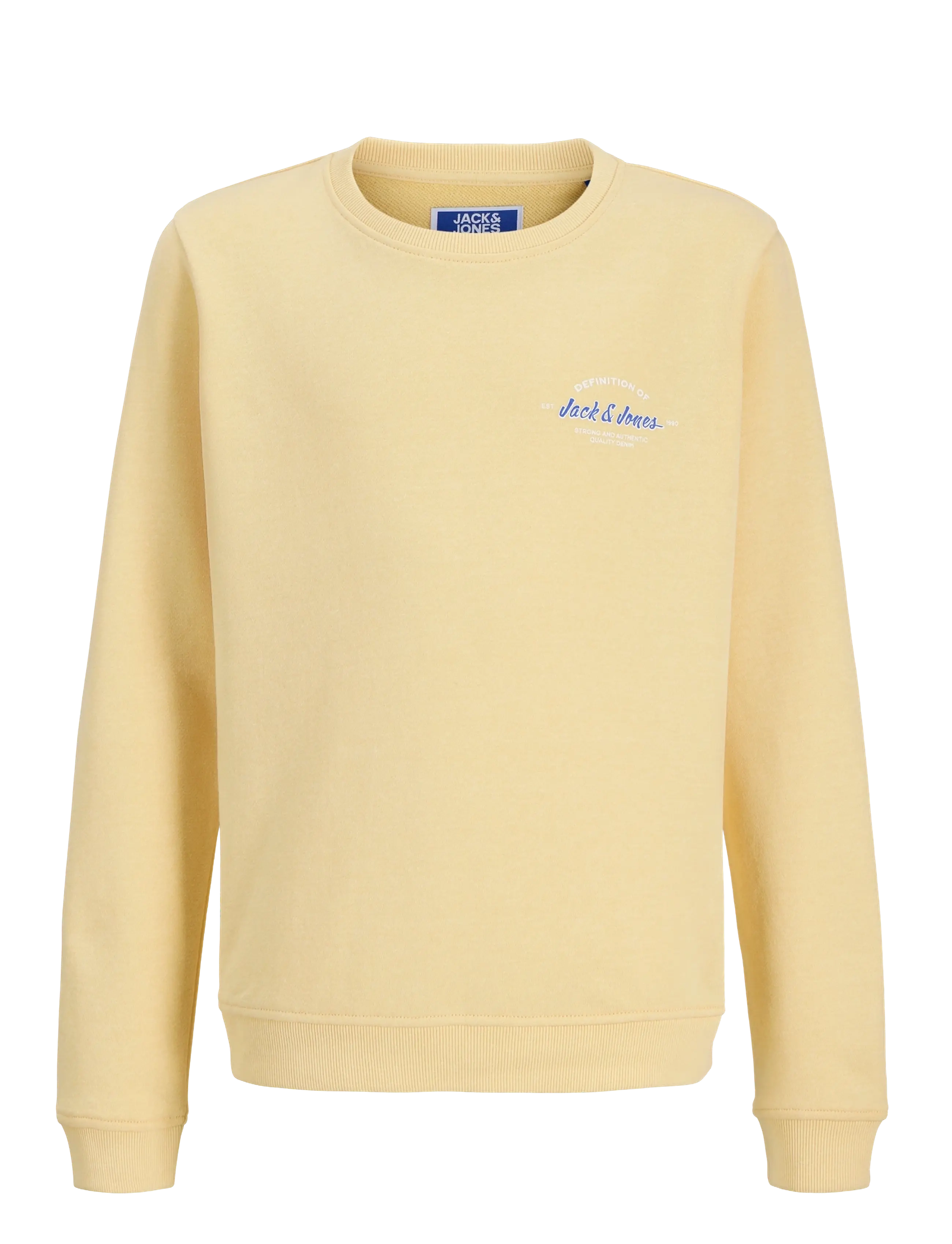 Jack & Jones JJBRANDON SWEAT CREW NECK JNR - Tops - SUNLIGHT / yellow