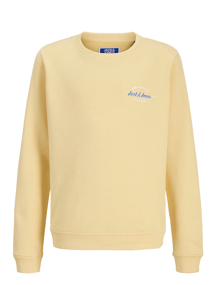 Jack & Jones - JJBRANDON SWEAT CREW NECK JNR - sweatshirts - sunlight - 0