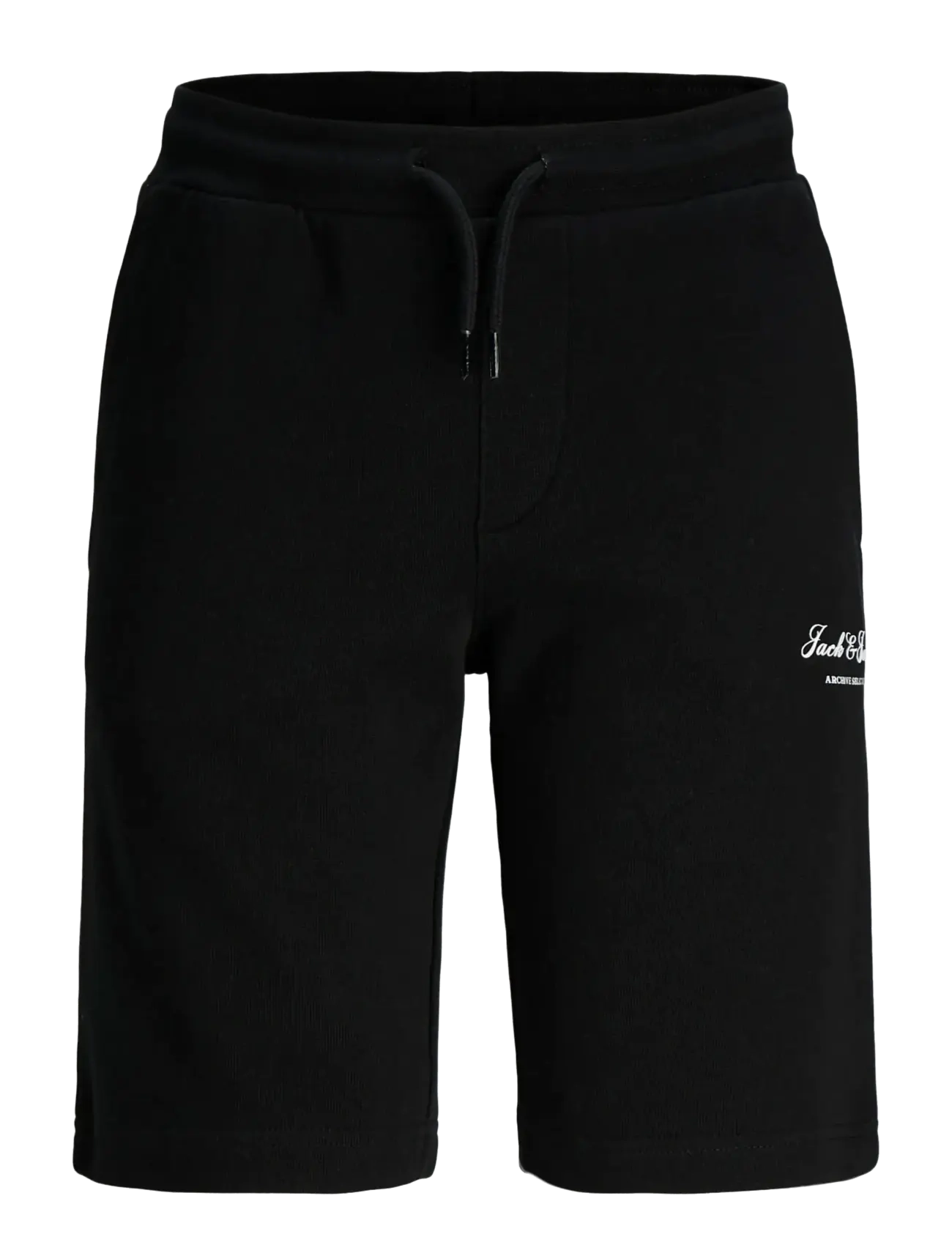 Jack & Jones JPSTGORDON ARCHIVE SWEAT SHORTS MID JNR - Kläder - BLACK / black