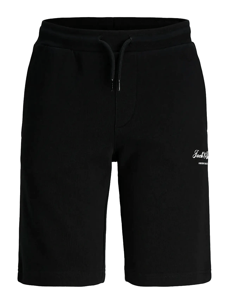 Jack & Jones - JPSTGORDON ARCHIVE SWEAT SHORTS MID JNR - sporta šorti - black - 1