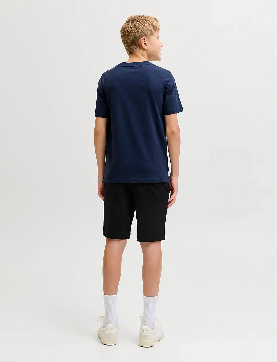 Jack & Jones - JPSTGORDON ARCHIVE SWEAT SHORTS MID JNR - sporta šorti - black - 3